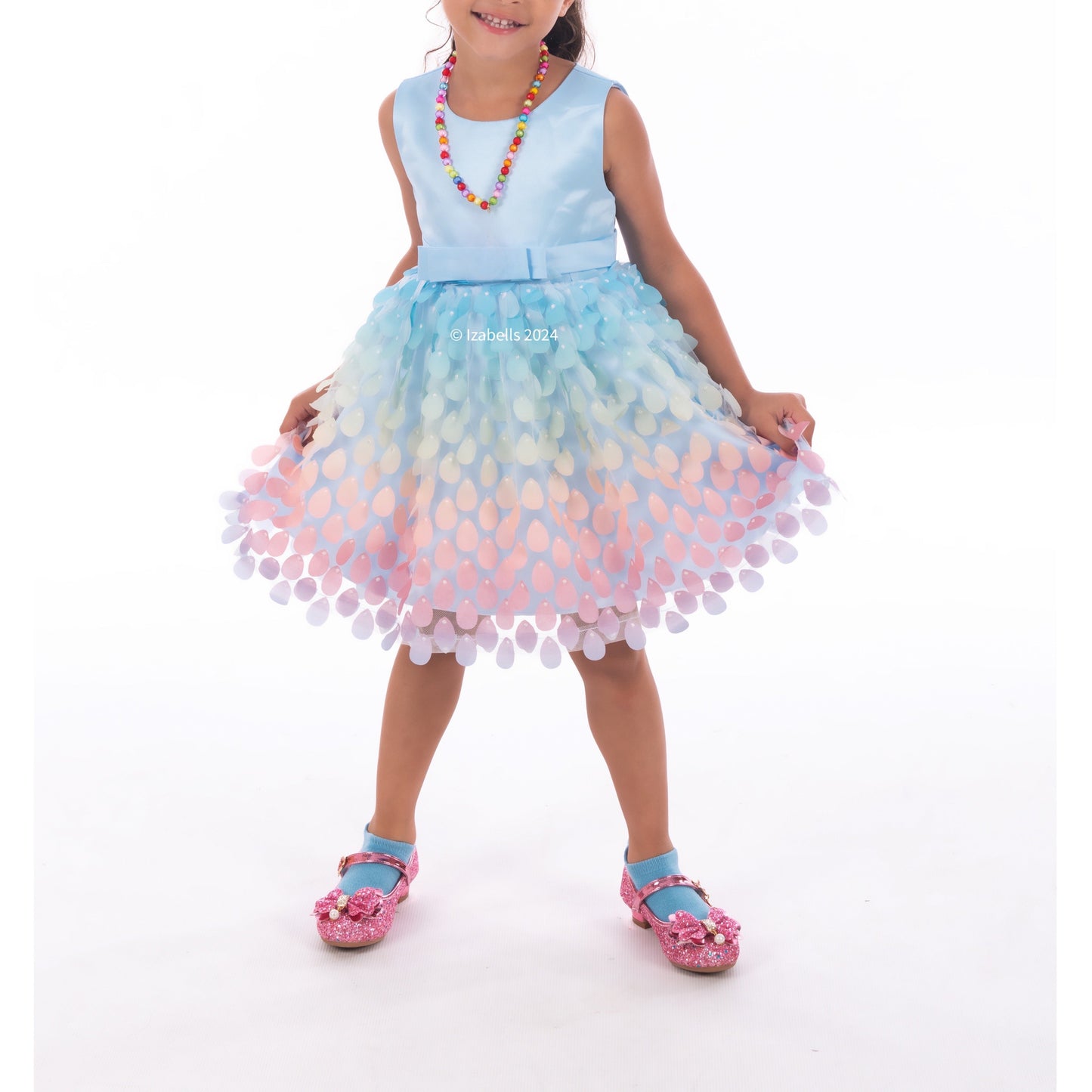 Rain drop princess dress