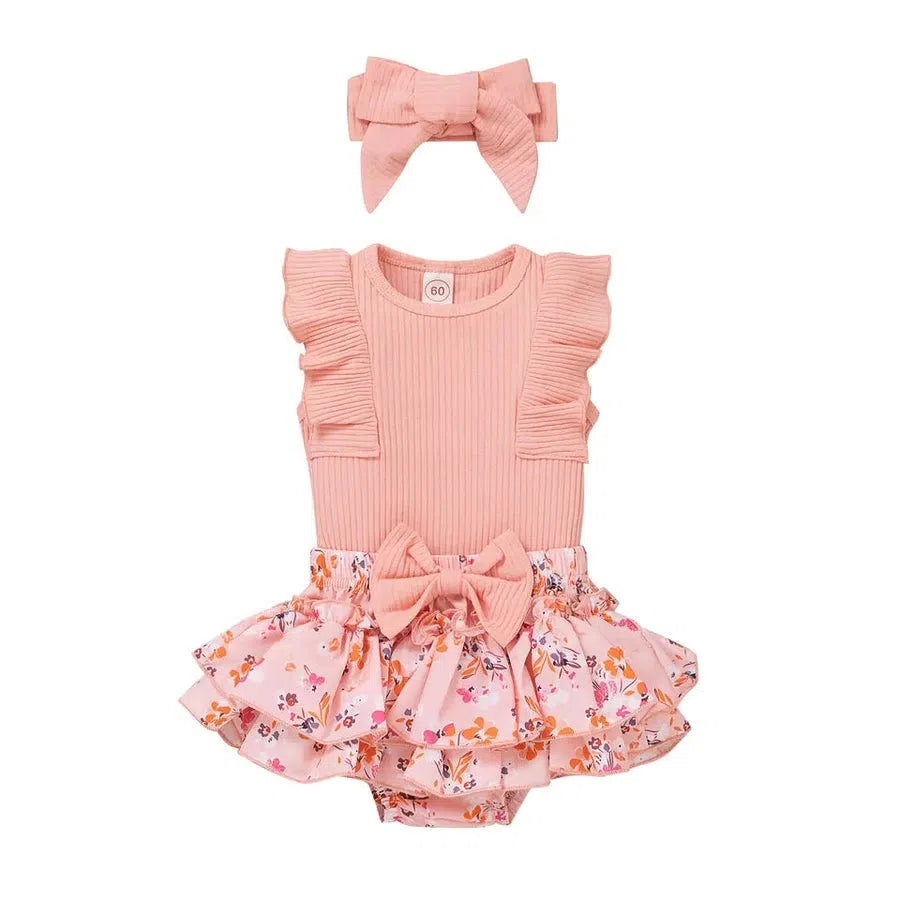 Ruffle Bottom Floral