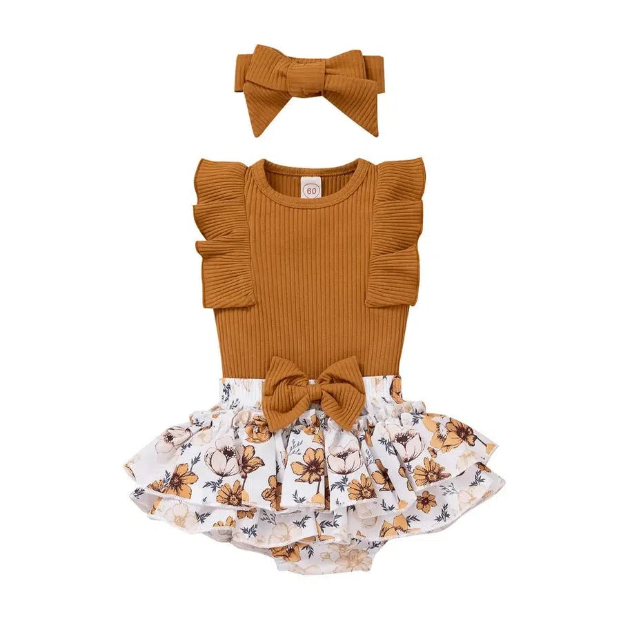 Ruffle Bottom Floral