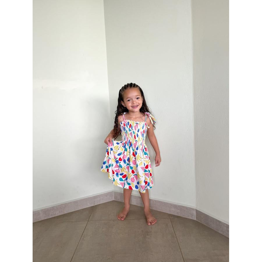 Girl’s Fruit Printed Dress