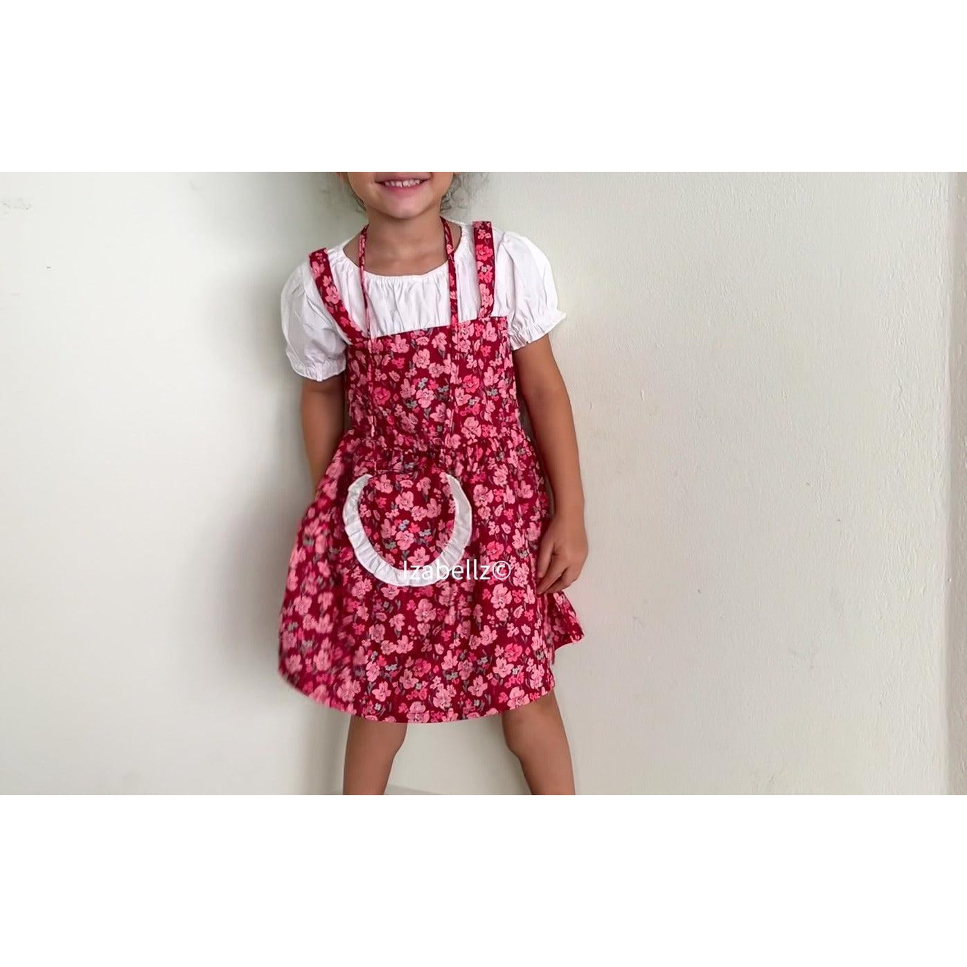 Doll dress with matching purse